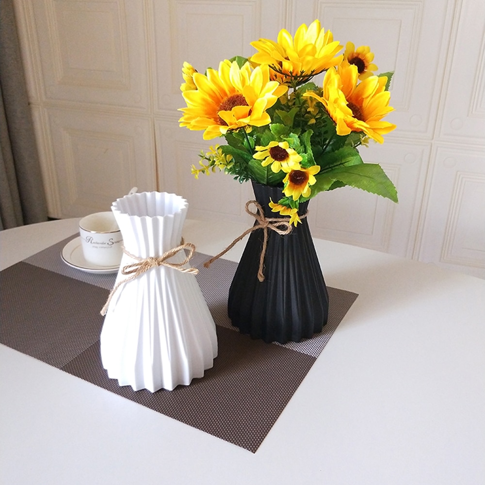 European Style Plastic Vase – Modern Home Decoration Pot - Image 3