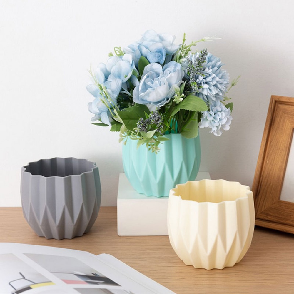 European Style Plastic Vase – Modern Home Decoration Pot - Image 2