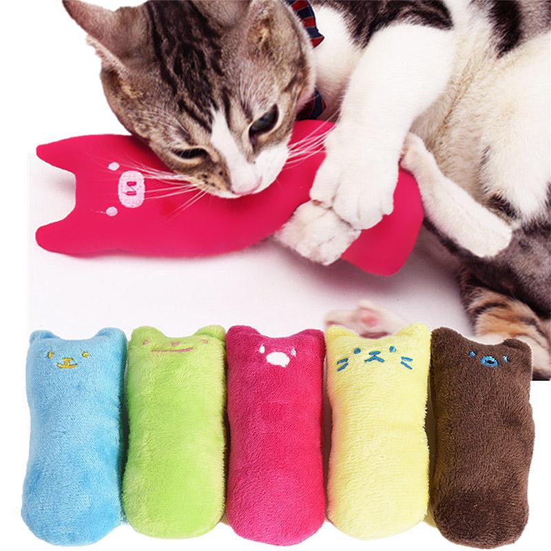 Soft Catnip Toy for Cats – Teeth Cleaning & Chewing Plush Toy
