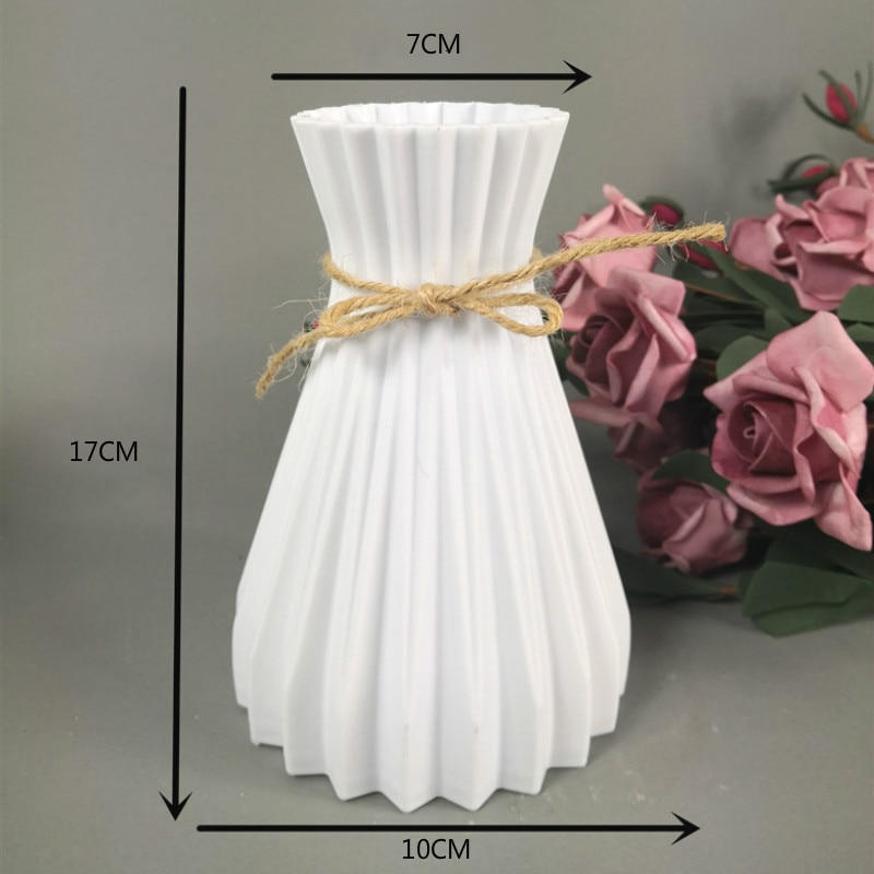 European Style Plastic Vase – Modern Home Decoration Pot - Image 5