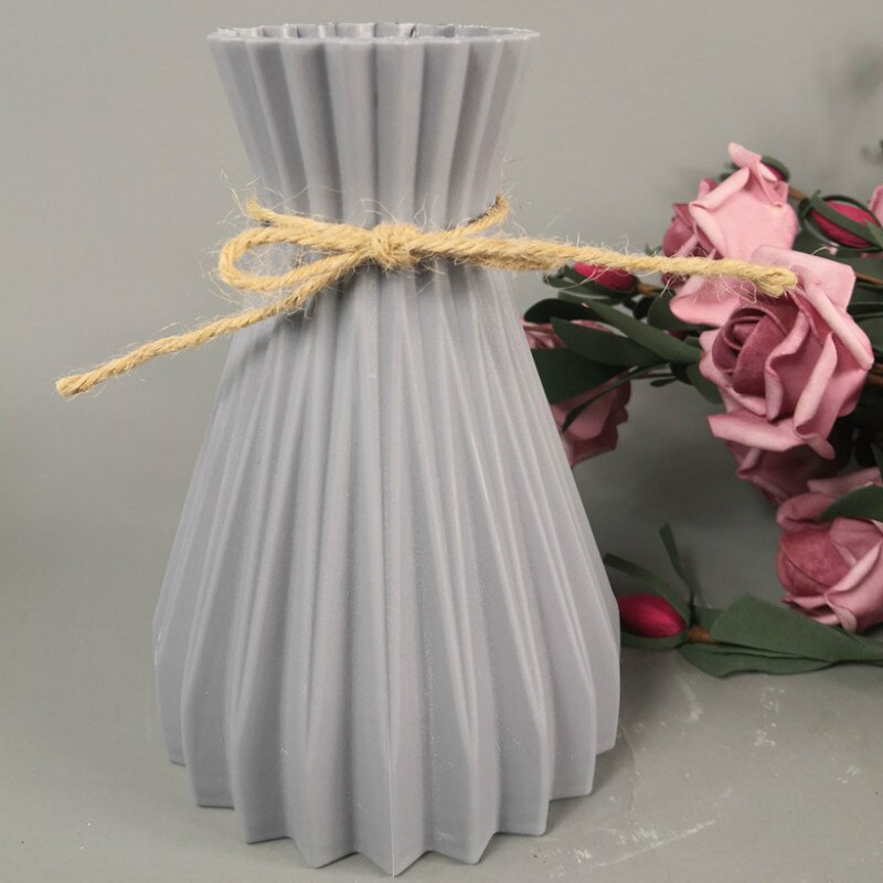 European Style Plastic Vase – Modern Home Decoration Pot - Image 8