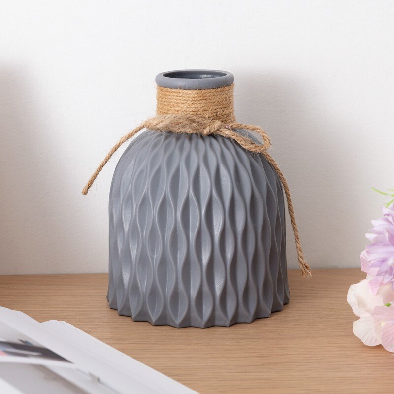 European Style Plastic Vase – Modern Home Decoration Pot - Image 11