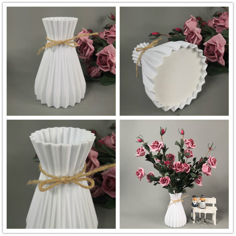 European Style Plastic Vase – Modern Home Decoration Pot - Image 4